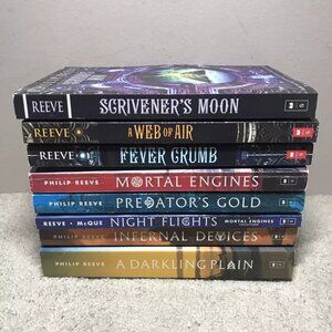 Mortal Engines Philip Reeve 8 Book Collection Box Set Scholastic Science Fiction